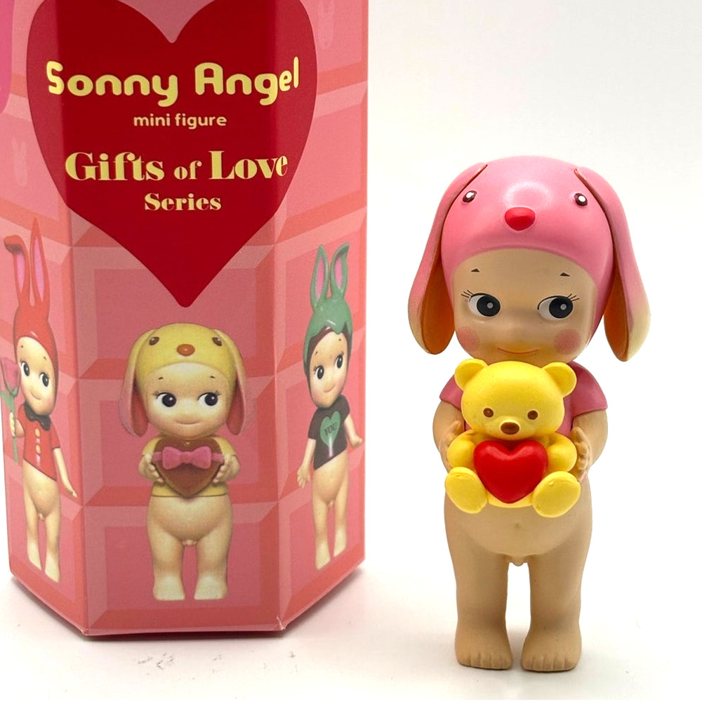 New Kewpie/Angel Collectible Mini Figure Rabbit with Bear Costume, Open Box